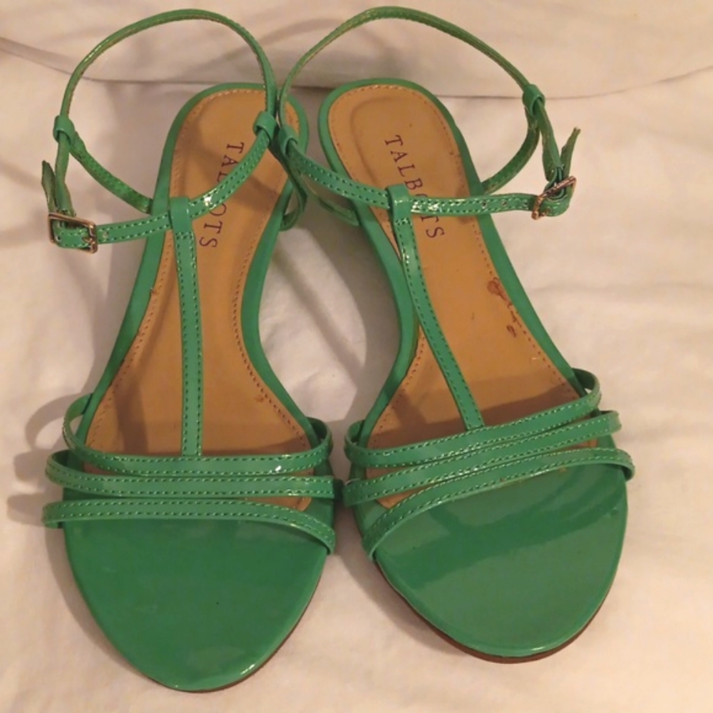 TALBOTS GREEN SHOES
